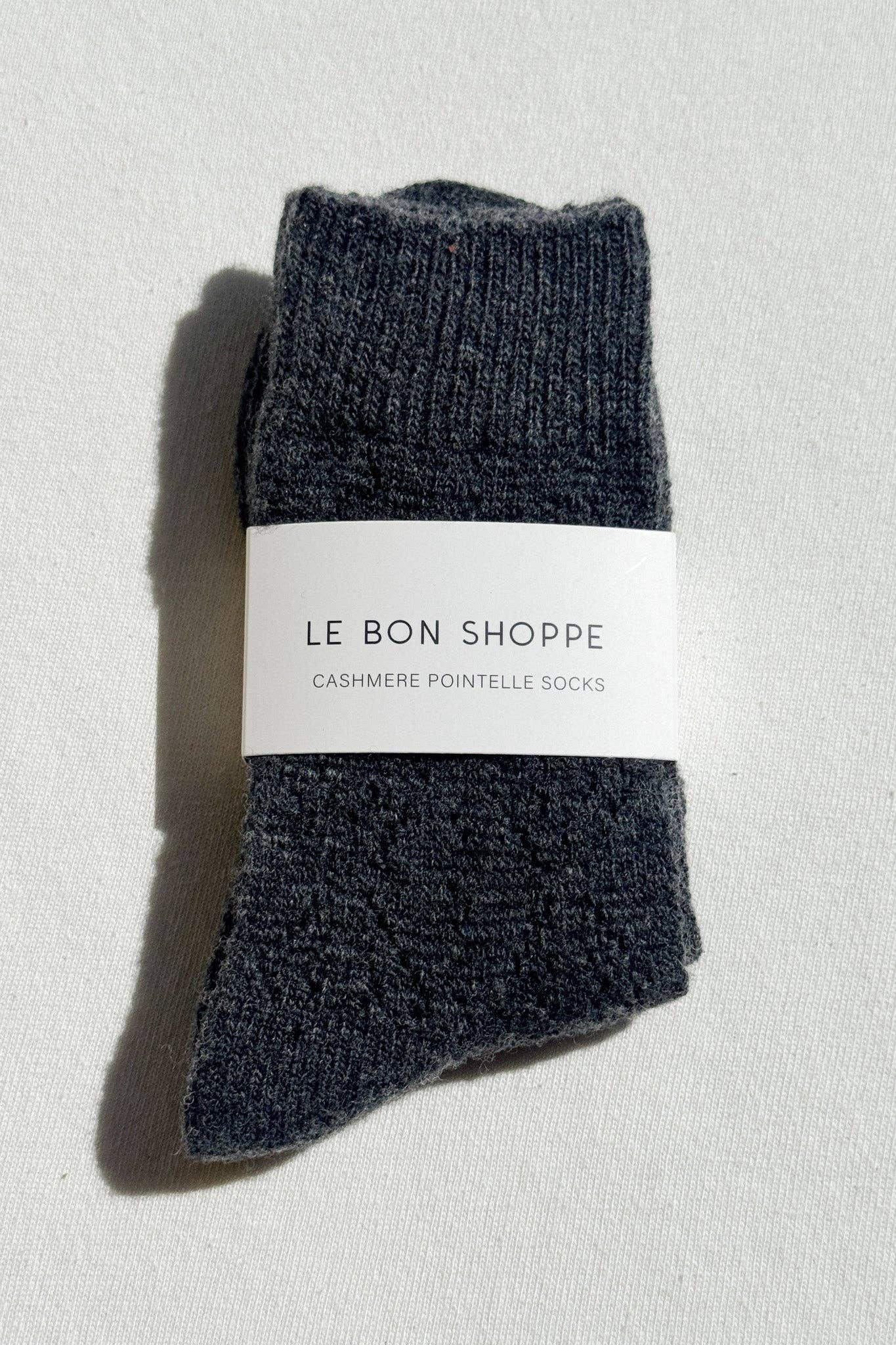 Cashmere Pointelle Socks - Image 3