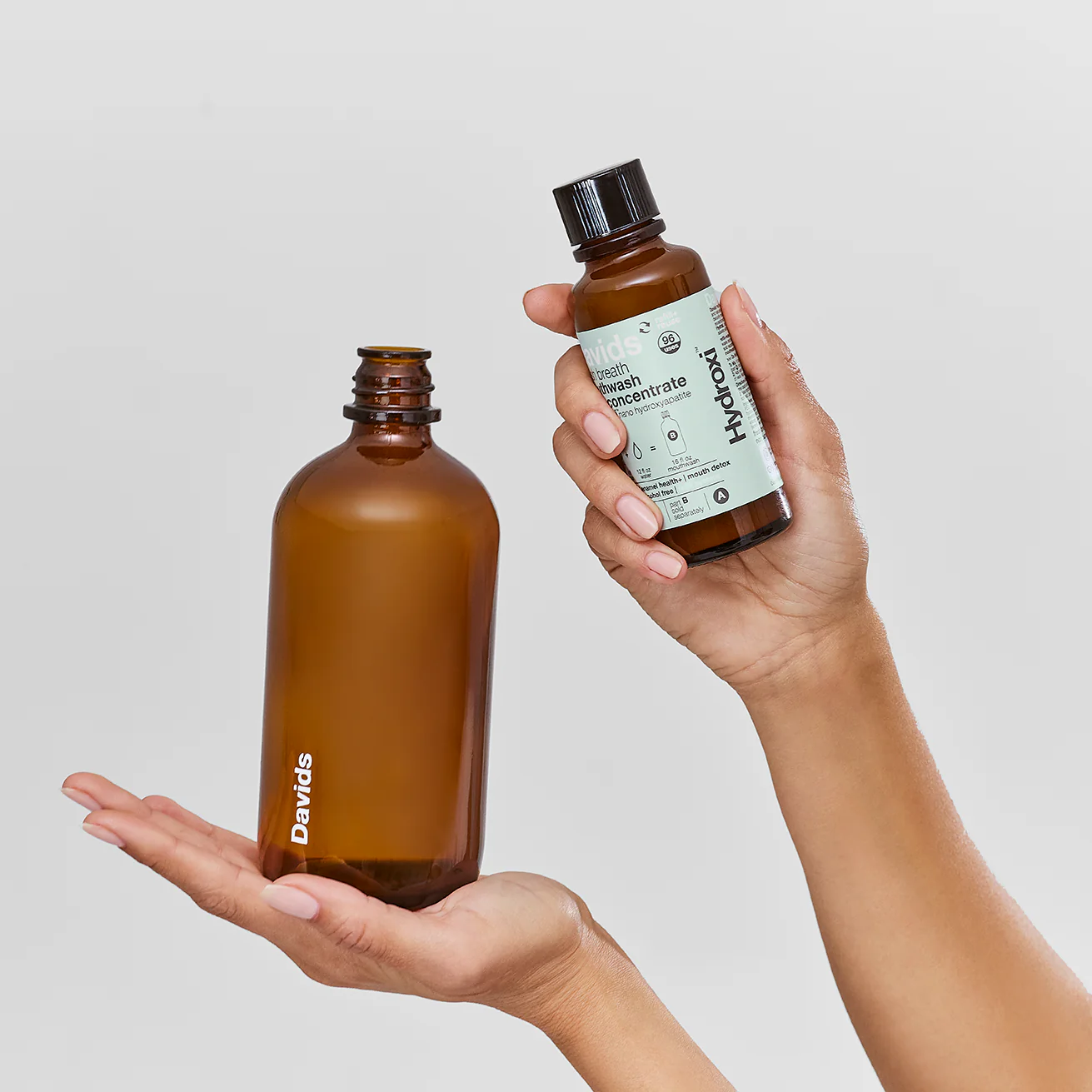 Davids Hydroxi™ fresh breath mouthwash - natural fresh mint - Image 2