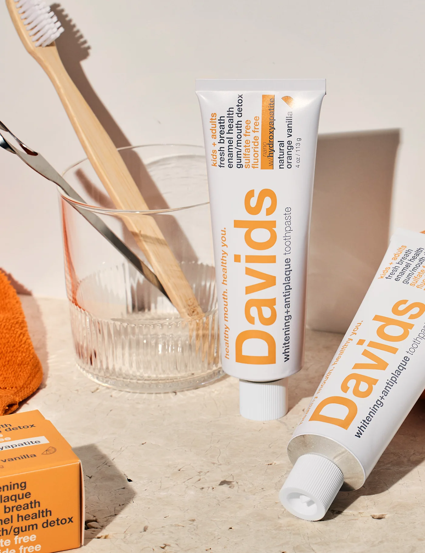 Kids +Adults nano-hydroxyapatite premium toothpaste  /  orange vanilla - Image 3