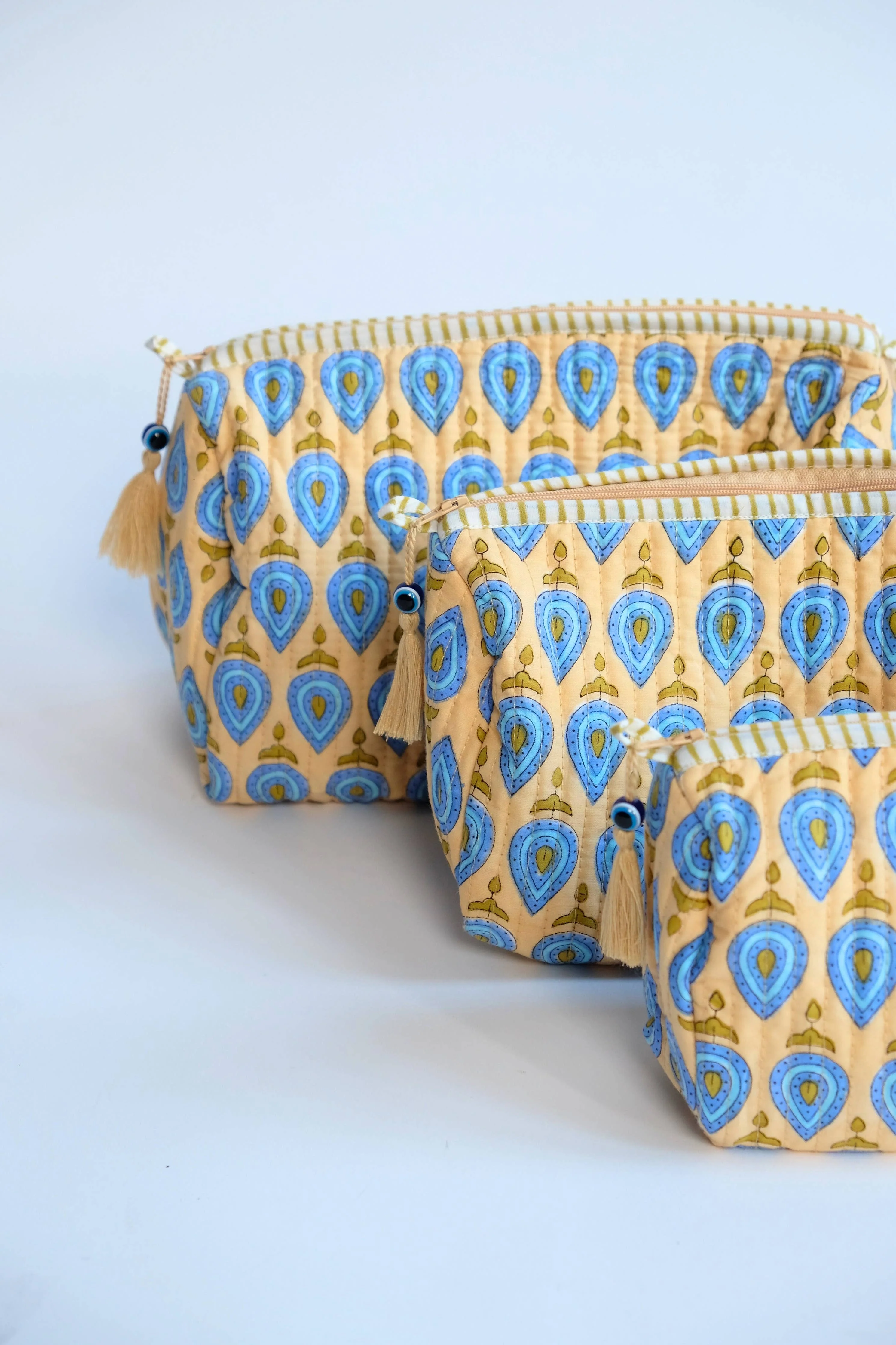 Evil Eye Charm Toiletry Bag Trio - Image 4