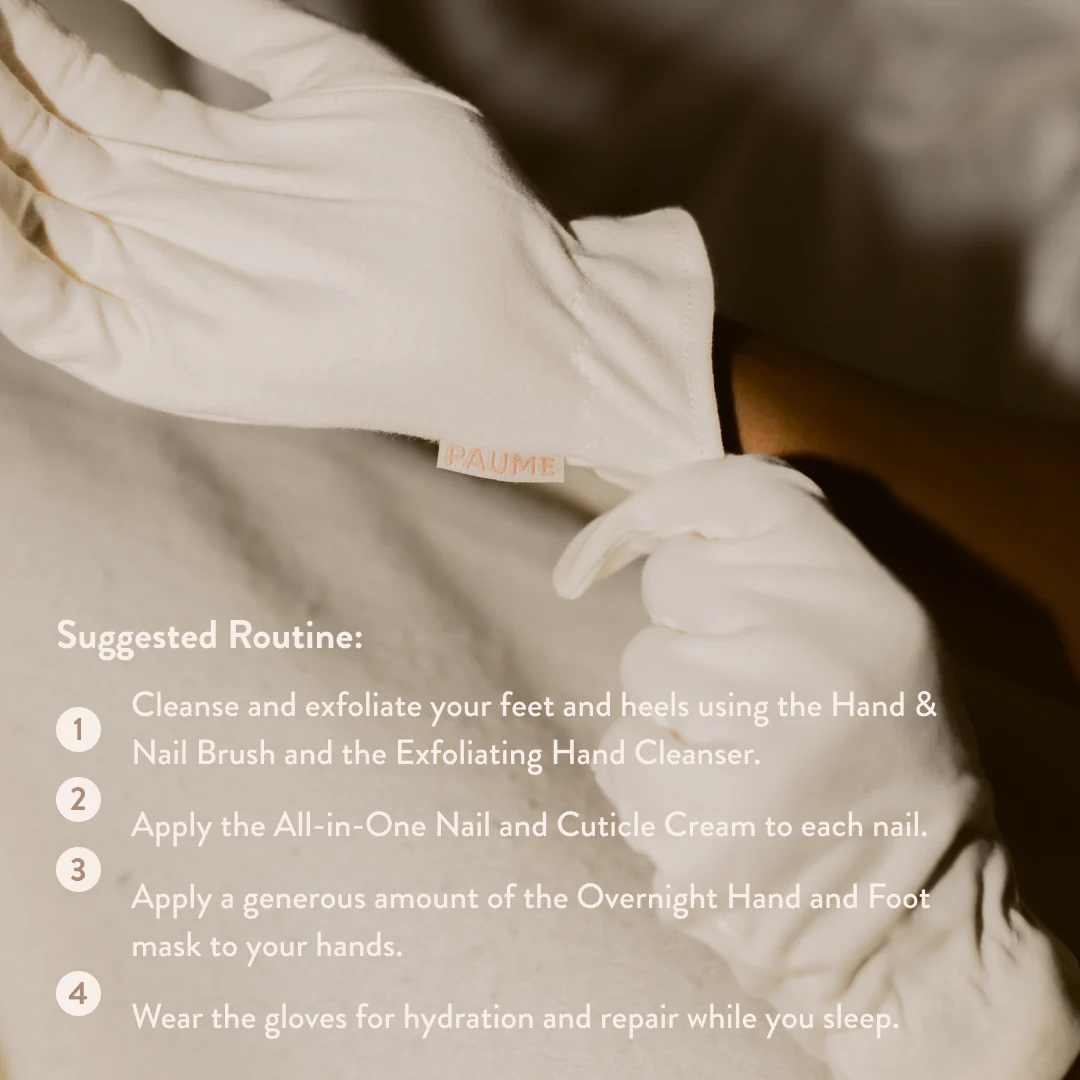 Organic Cotton Overnight Gloves - Image 5