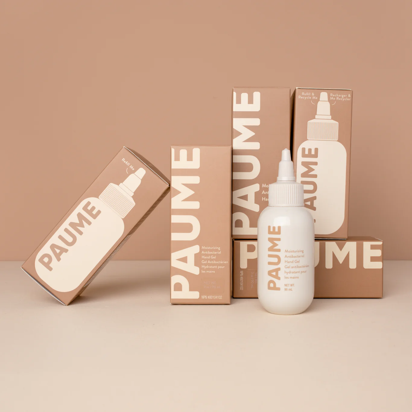 Moisturizing Antibacterial Hand Gel Travel Bottle - Image 3